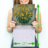 Claude Monet Wall Calendar 2026