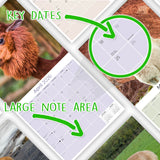 Alpacas Wall Calendar 2026