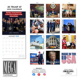 Donald J Trump 45/47 Wall Calendar 2026
