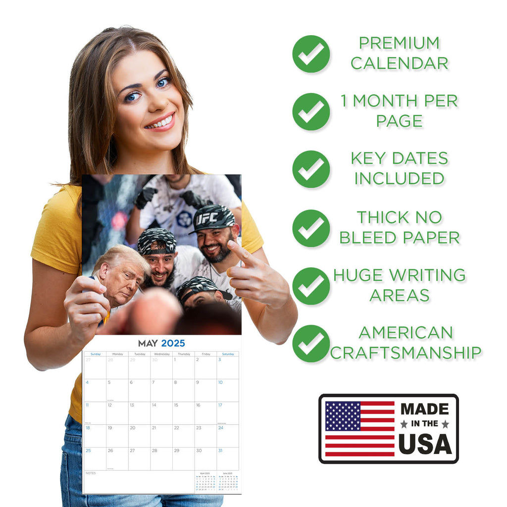 Donald J Trump 45/47 Wall Calendar 2026