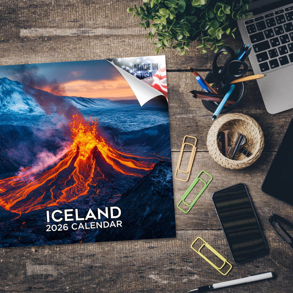 Iceland Wall Calendar 2026