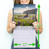Iceland Wall Calendar 2026