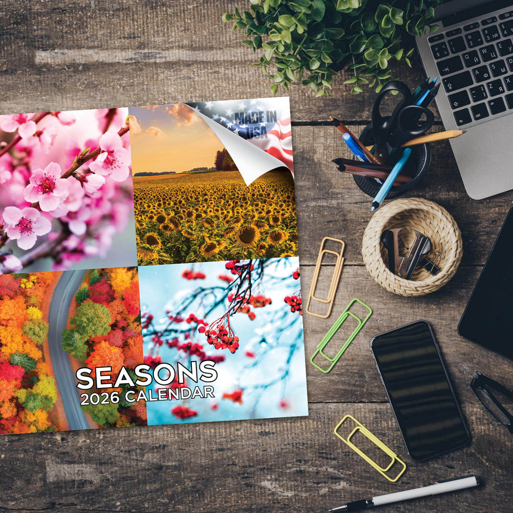 Seasons Wall Calendar 2026