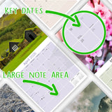 Seasons Wall Calendar 2026