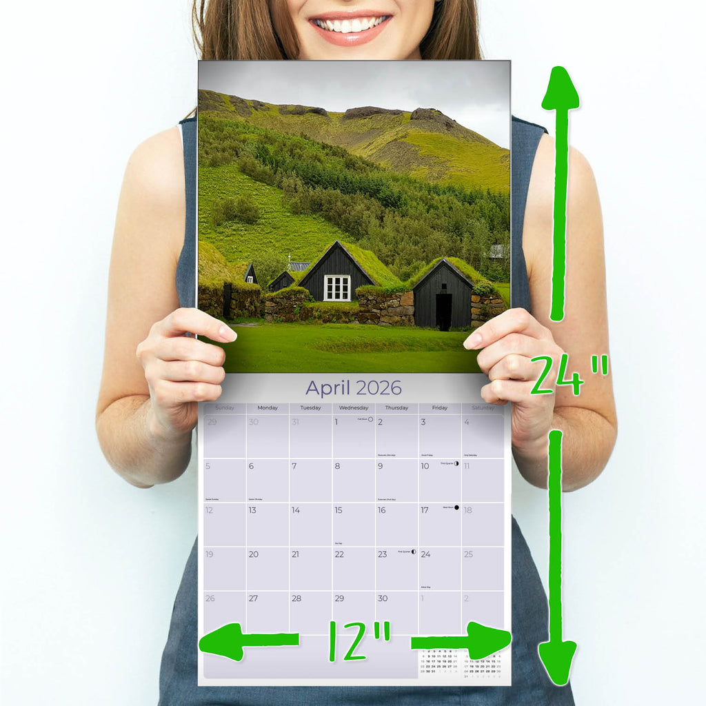 Seasons Wall Calendar 2026