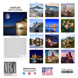 Castles Wall Calendar 2026