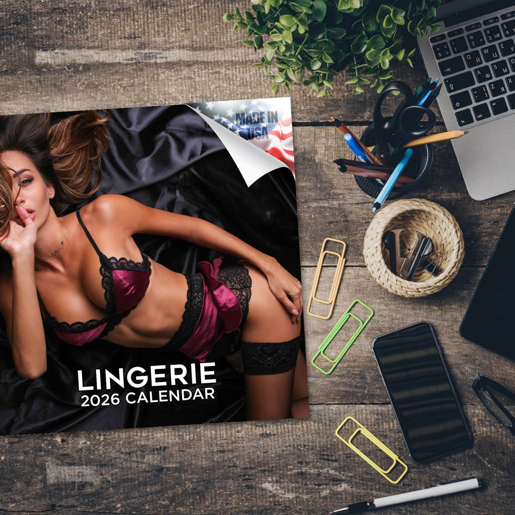 Lingerie Wall Calendar 2026