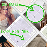 Lingerie Wall Calendar 2026