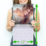 Lingerie Wall Calendar 2026
