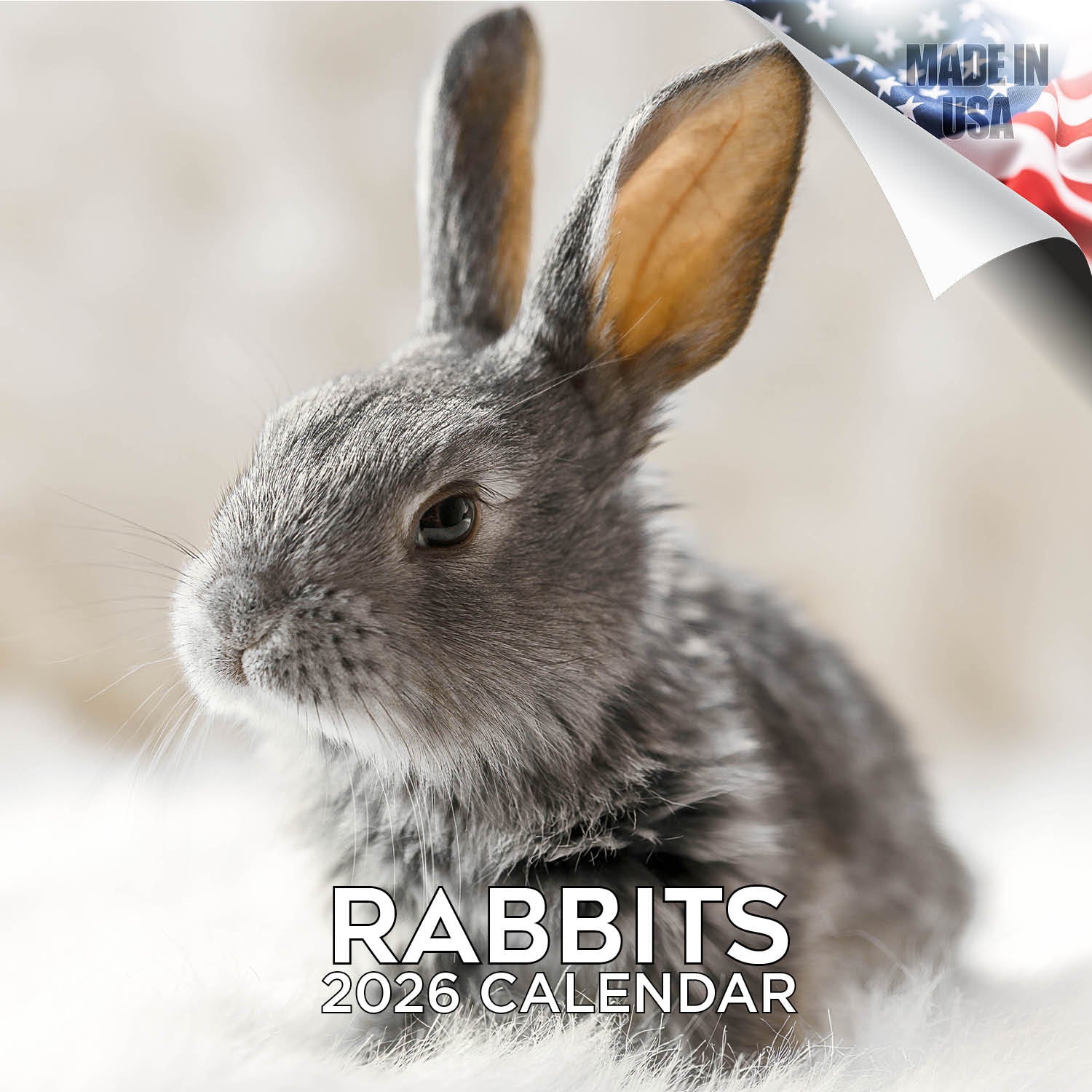 Rabbits Wall Calendar 2026