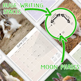 Rabbits Wall Calendar 2026