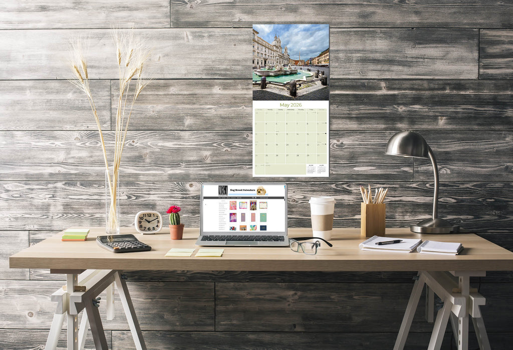 Rome Wall Calendar 2026