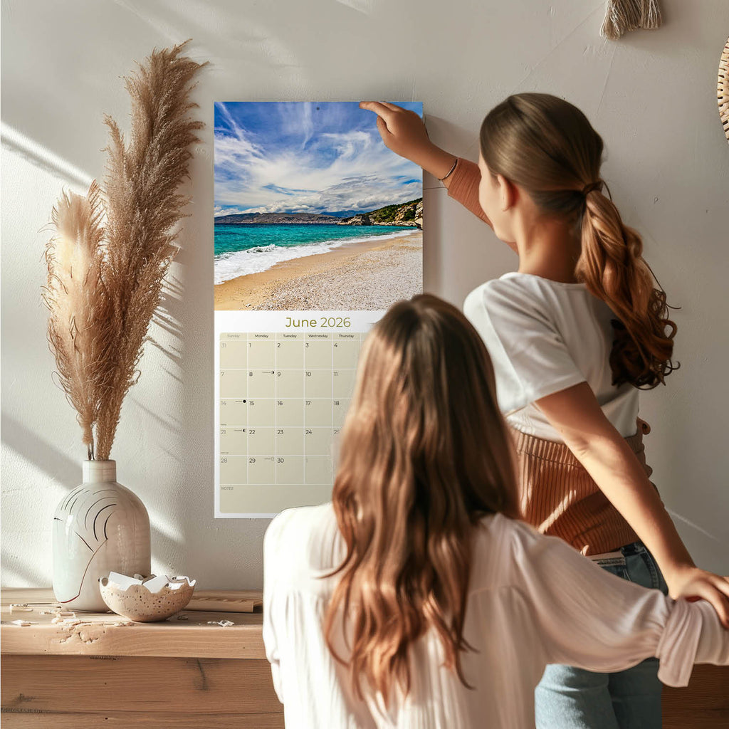Greek Islands Wall Calendar 2026