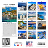 Greek Islands Wall Calendar 2026