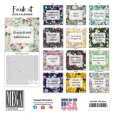 F*ckit Wall Calendar 2026