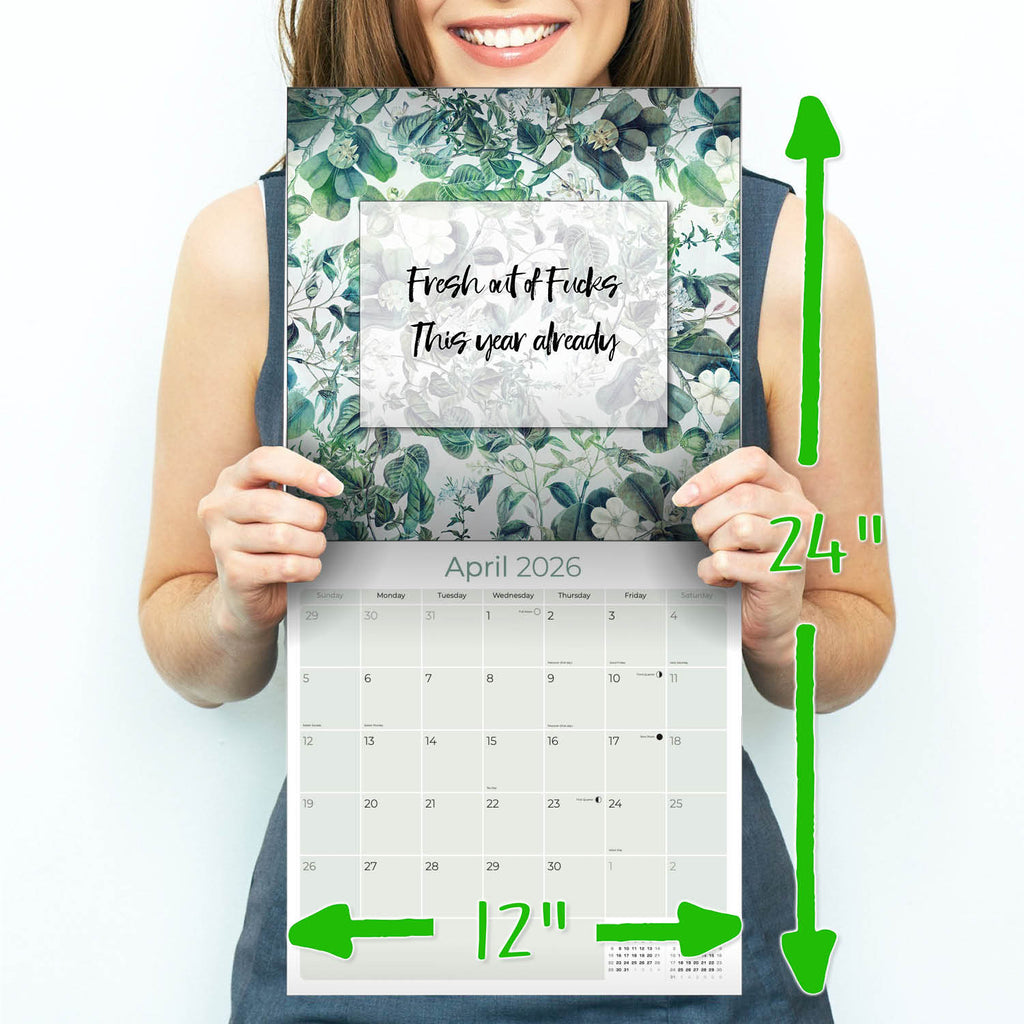 F*ckit Wall Calendar 2026