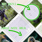 Apes Wall Calendar 2026