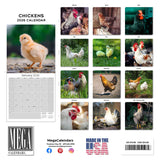Chickens Wall Calendar 2026