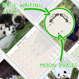 Pandas Wall Calendar 2026