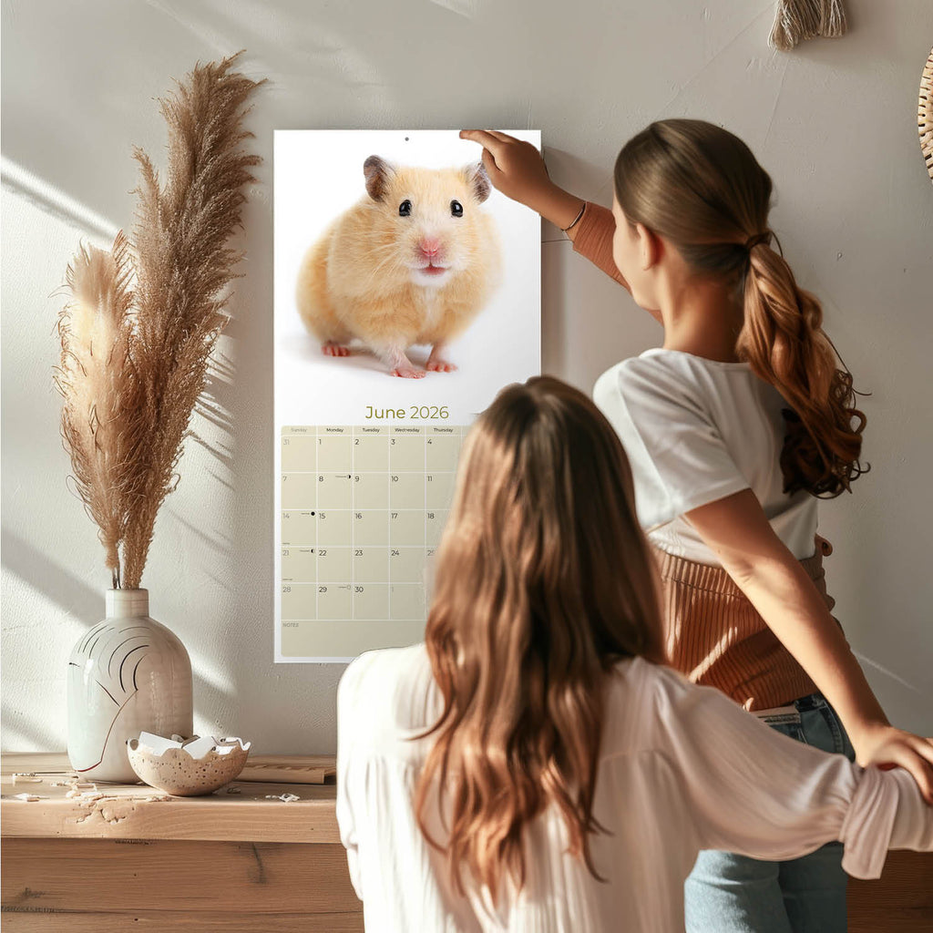 Hamsters Calendar 2026