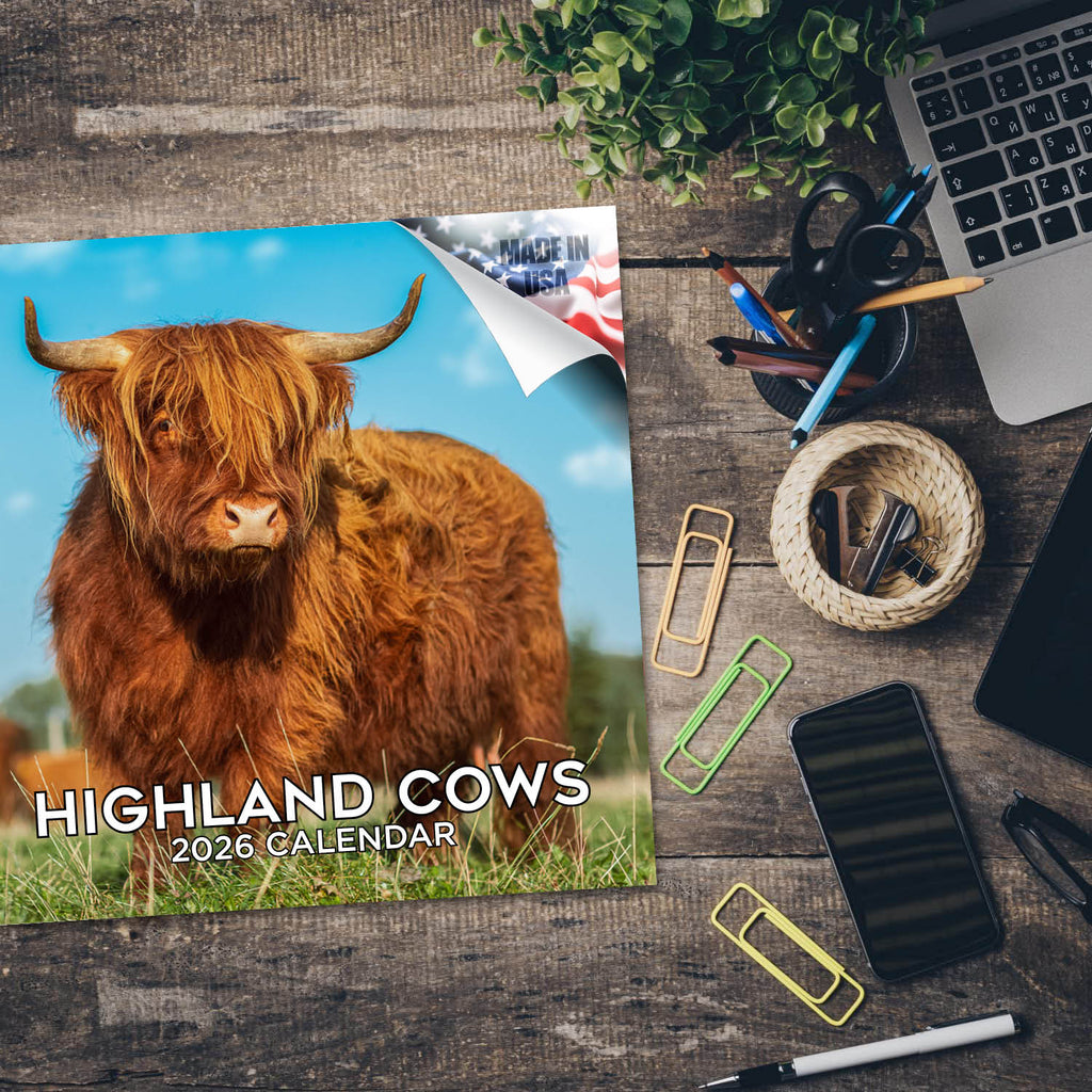 Highland Cows Calendar 2026