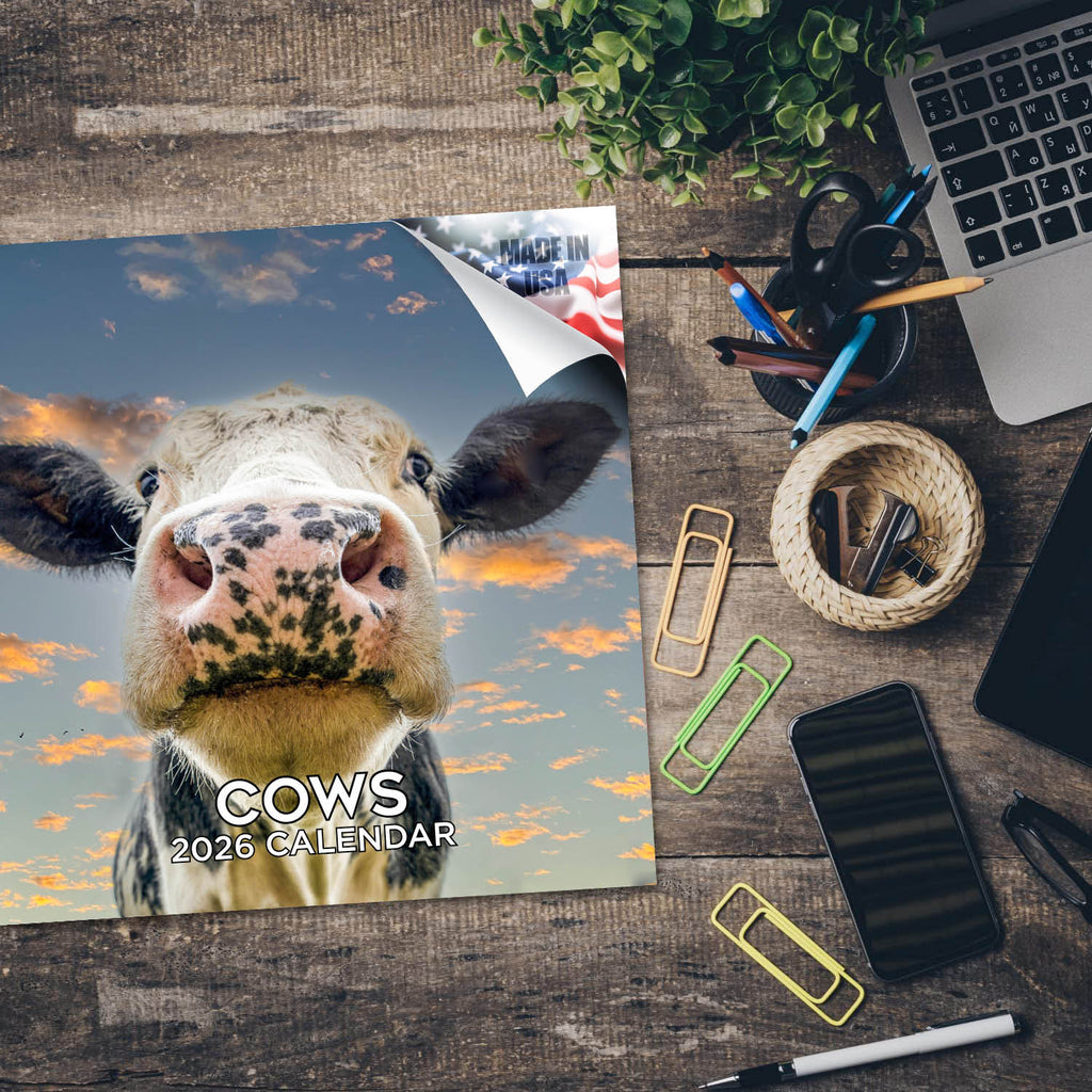 Cows Wall Calendar 2026