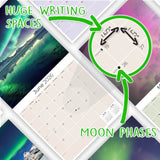 Northern Lights Wall Calendar 2026
