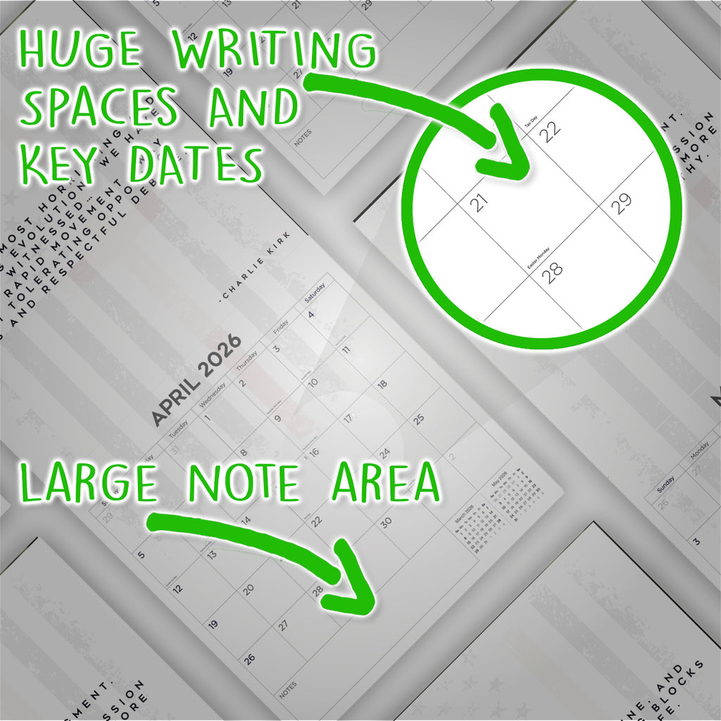 Freedom Wall Calendar 2026