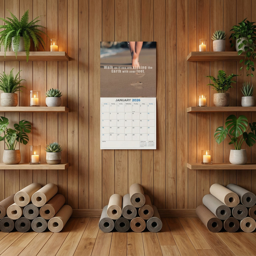 Meditation Wall Calendar 2026