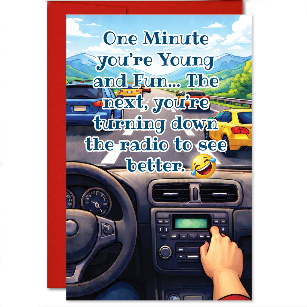 Young and Fun Greeting Card