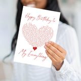Happy Birthday - You're My Favorite Everything Greeting Card