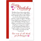 Happy Birthday - Thanks for Being You Greeting Card