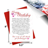 Happy Birthday - Thanks for Being You Greeting Card