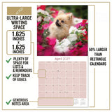 Pomeranian Wall Calendar 2027 - 12" x 12" Monthly Spirited & Fluffy Pom Pom Toy Dog Breed Calendar