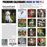 Dalmatian Wall Calendar 2027 - 12" x 12" Monthly Sleek Spotted Coach & Firehouse Dog Breed Calendar