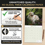 Great Pyrenees Wall Calendar 2027 - 12" x 12" Monthly Noble Pure-White Livestock Guardian Mountain Dog Calendar