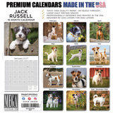 Jack Russell Wall Calendar 2027 - 12" x 12" Monthly Feisty & Spirited Working Terrier Breed Calendar