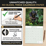 Wirehaired Dachshund Wall Calendar 2027 - 12" x 12" Monthly Clever & Gritty Wire Coat Hound Breed Calendar