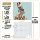 Vintage Pin Ups Wall Calendar 2027 - 12" x 12" Monthly Timeless Nostalgic Glamour & Art History Calendar