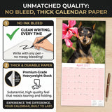 Miniature Pinscher Wall Calendar 2027 - 12" x 12" Monthly Spirited Elegant King of Toys Dog Breed Calendar