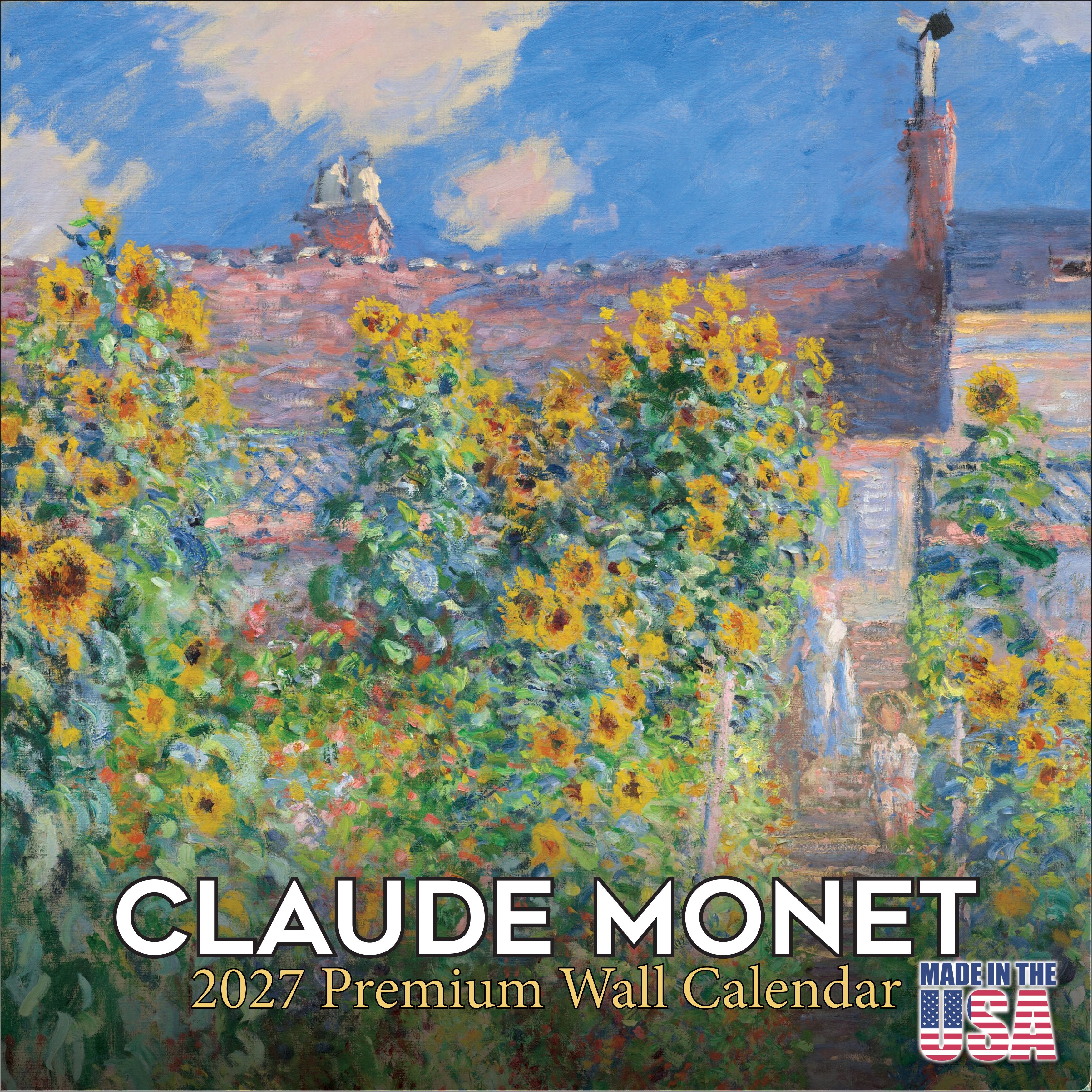 Claude Monet Wall Calendar 2027 - 12