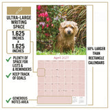 Norwich & Norfolk Terrier Wall Calendar 2027 - 12" x 12" Monthly Spirited Small & Wire Coat British Terrier Calendar