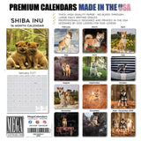 Shiba Inu Wall Calendar 2027 - 12" x 12" Monthly Spirited & Independent Japanese Dog Breed Calendar