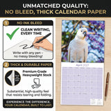 Cockatoos Wall Calendar 2027 - 12" x 12" Monthly Bird Breed Calendar