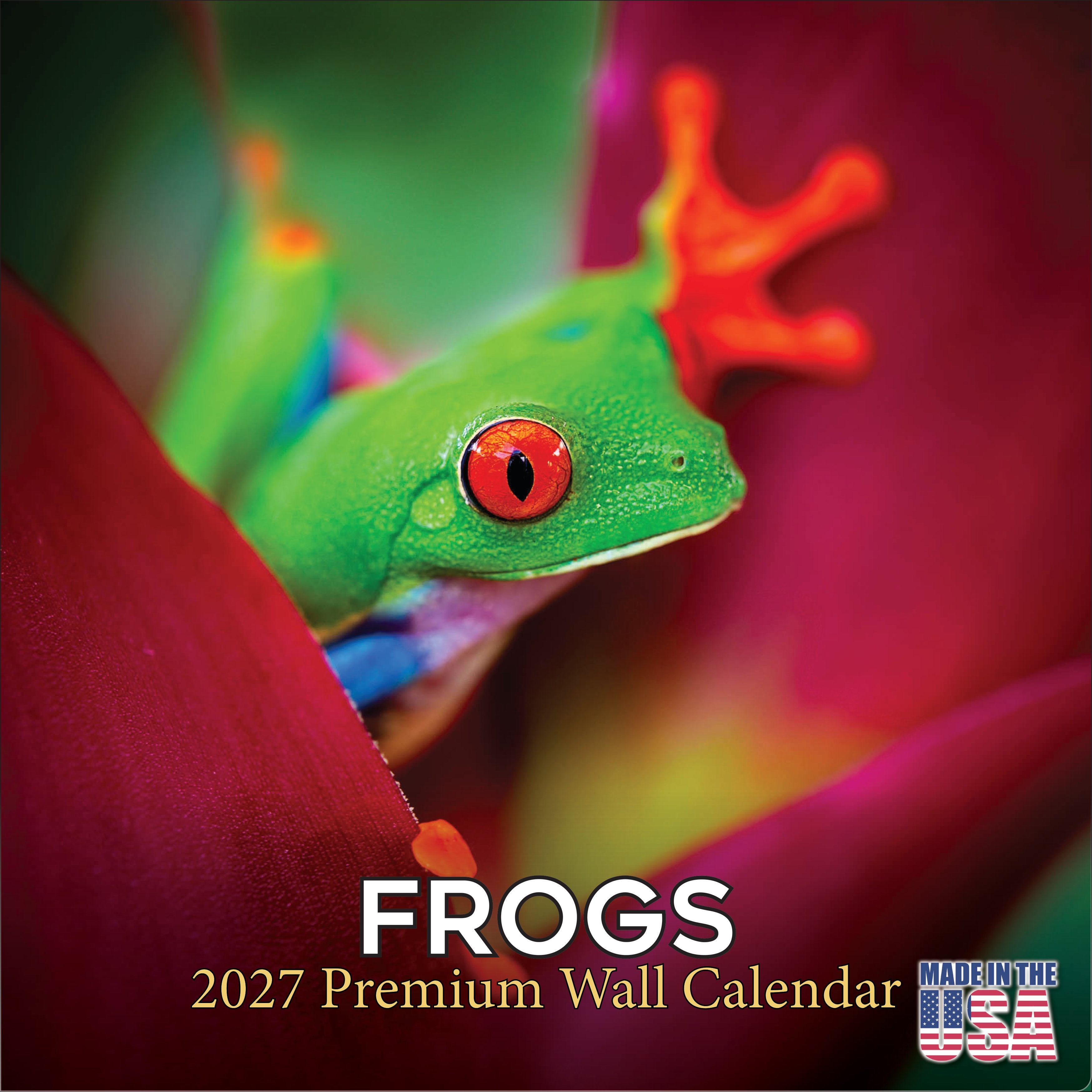 Frogs Wall Calendar 2027 - 12