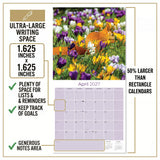 Squirrels Wall Calendar 2027 - 12" x 12" Monthly Playful & Energetic Backyard Wildlife Nature Calendar