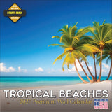 Amazing Beaches Wall Calendar 2027 - 12" x 12" Monthly Breathtaking Tropical Paradise Coastal Scenery Calendar