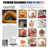 Hamsters Wall Calendar 2027 - 12" x 12" Monthly Cute Rodents & Precocious Pocket Pet Calendar