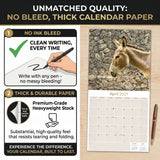 Donkeys Wall Calendar 2027 - 12" x 12" Monthly Charming Farm Equine & Long Eared Donkey Calendar