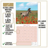 Arabian Horses Wall Calendar 2027 - 12" x 12" Monthly Elegant & Spirited Desert Equine Art Calendar